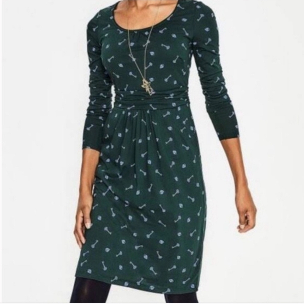 Boden Mabel Lock and Key Jersey Dress Size 6